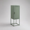 Armário Alto em Aço Verde com Porta 40 x 35 x 110 cm
