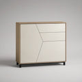 Aparador em MDF Bege e Carvalho 100 x 40 x 90 cm